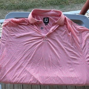 Men's Red Striped Shirt